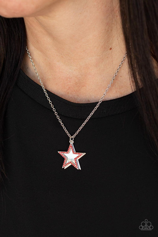 Paparazzi Accessories - American Anthem - Red Necklace - Bling by JessieK