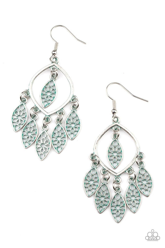 Paparazzi Accessories - Artisan Garden - Silver Earrings - Bling by JessieK