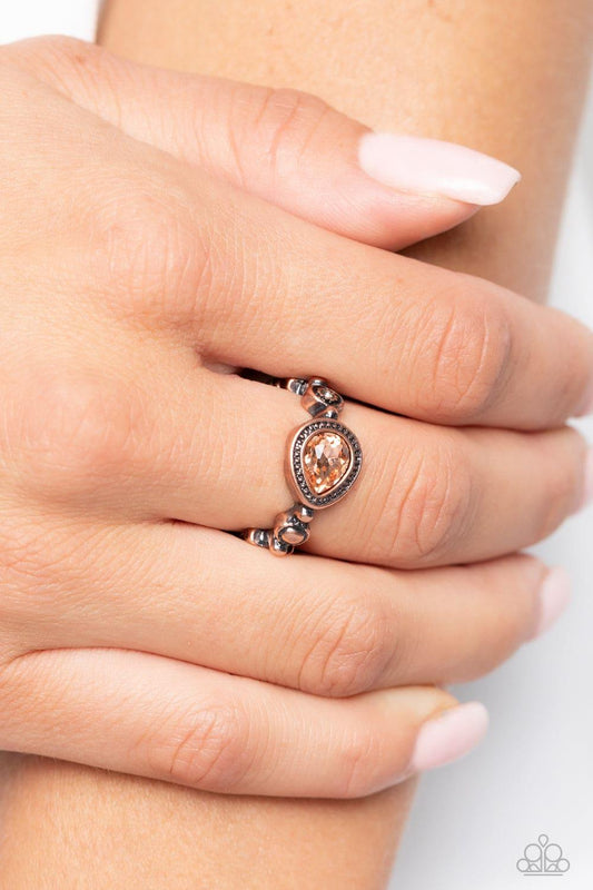 Paparazzi Accessories - Artistic Artifact - Copper Dainty Ring - Bling by JessieK