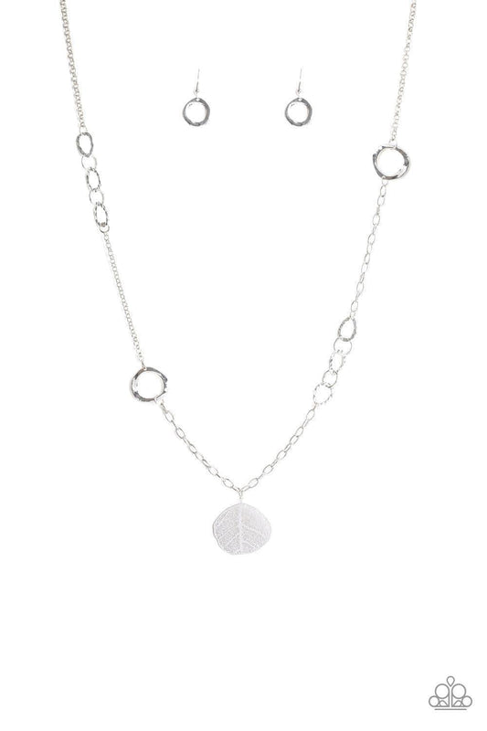 Paparazzi Accessories - Autumn Collage - Silver Necklace - Bling by JessieK