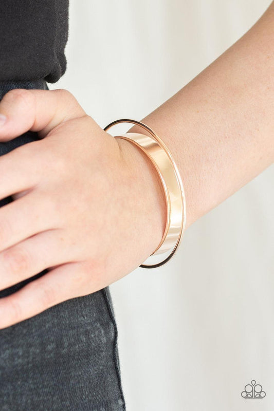 Paparazzi Accessories - Avant-mod - Rose Gold Bracelet - Bling by JessieK