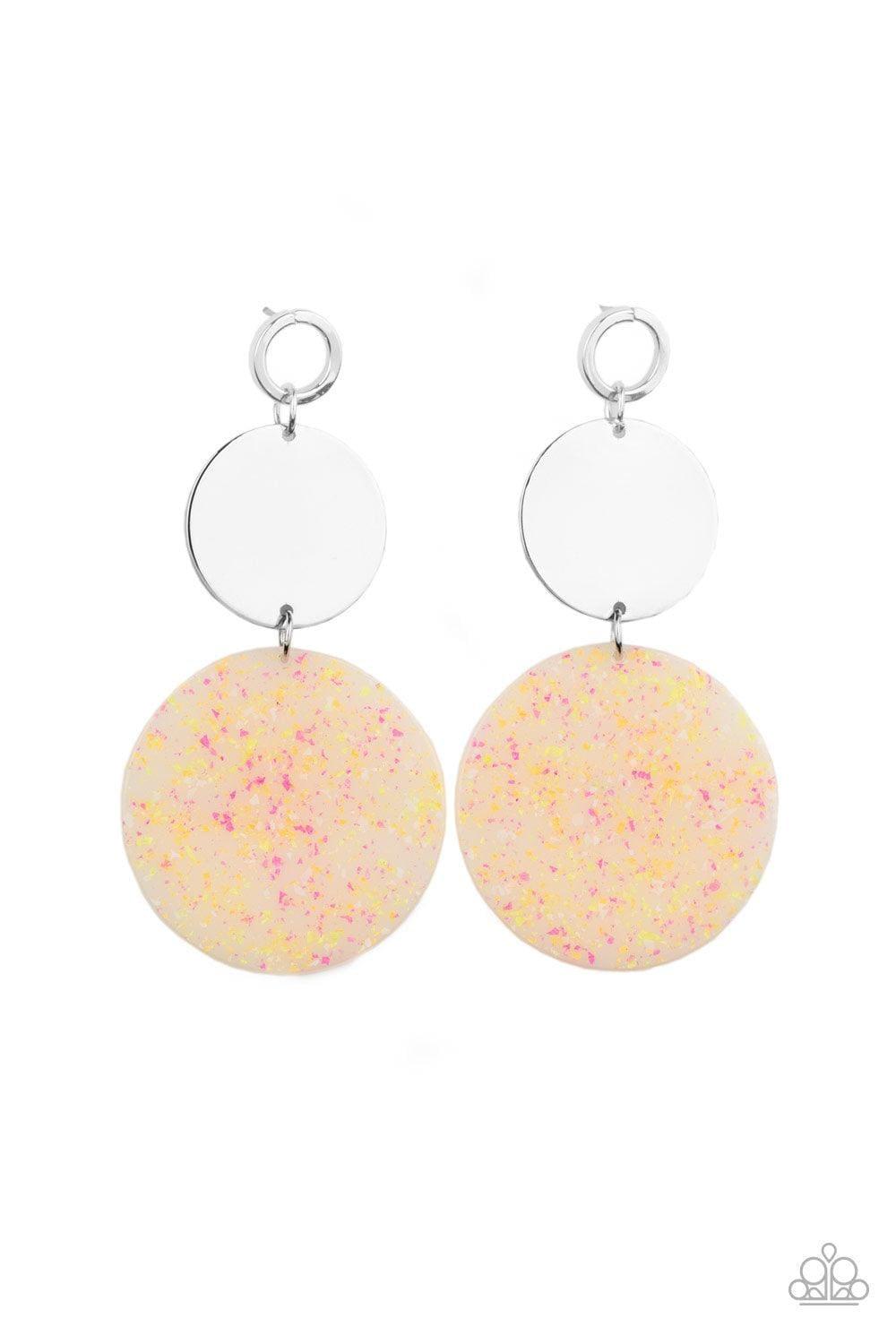 Paparazzi Accessories - Beach Day Glow - Multicolor Neon Earrings - Bling by JessieK