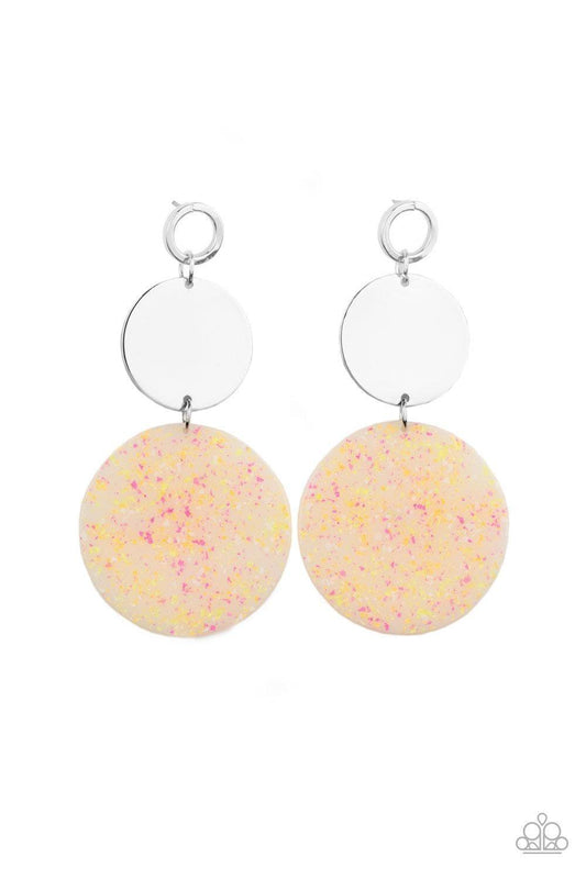 Paparazzi Accessories - Beach Day Glow - Multicolor Neon Earrings - Bling by JessieK