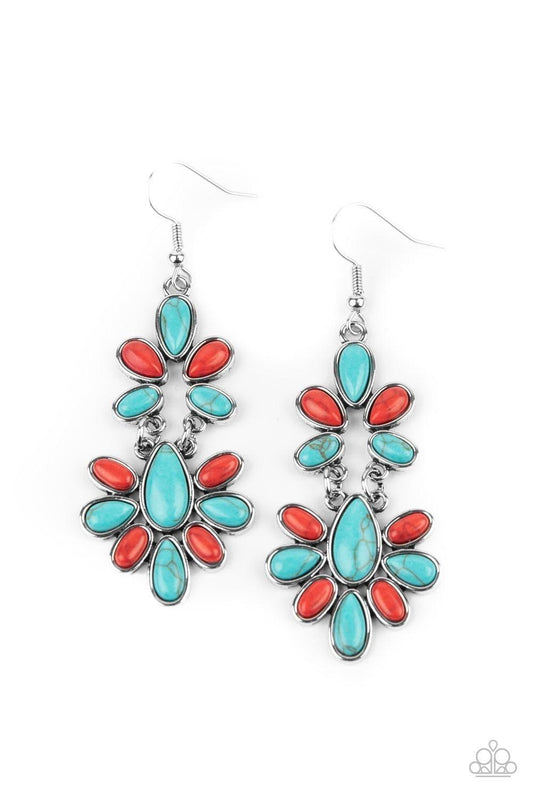 Paparazzi Accessories - Cactus Cruise - Multicolor Earrings - Bling by JessieK