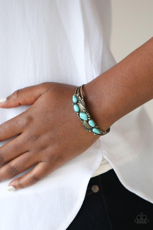 Paparazzi Accessories - Cottage Living - Brass Bracelet - Bling by JessieK