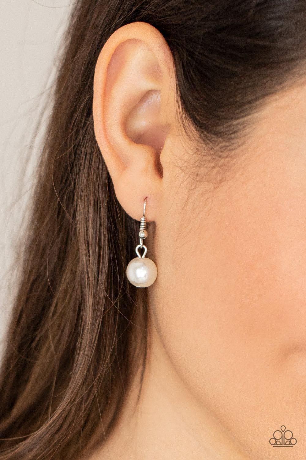 Paparazzi Accessories - Countess Your Blessings - White Necklace - Bling by JessieK