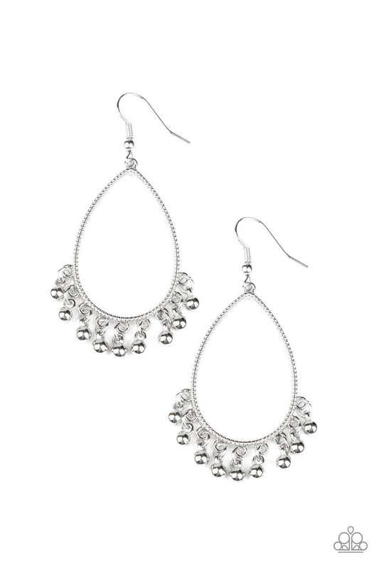 Paparazzi Accessories - Country Charm - Silver Earrings - Bling by JessieK