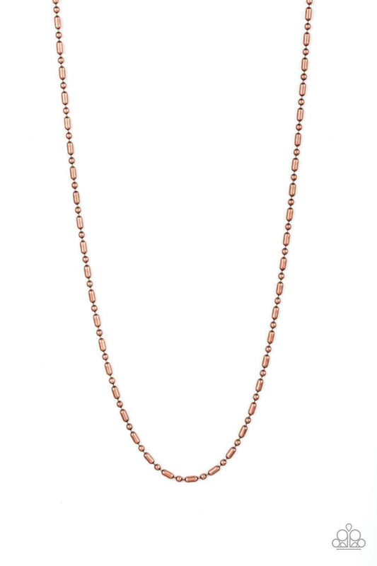 Paparazzi Accessories - Covert Operation - Men's Copper Necklace - Bling by JessieK
