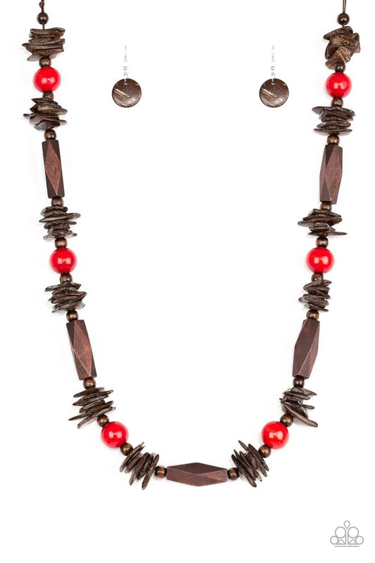 Paparazzi Accessories - Cozumel Coast Wooden Necklace - Bling by JessieK