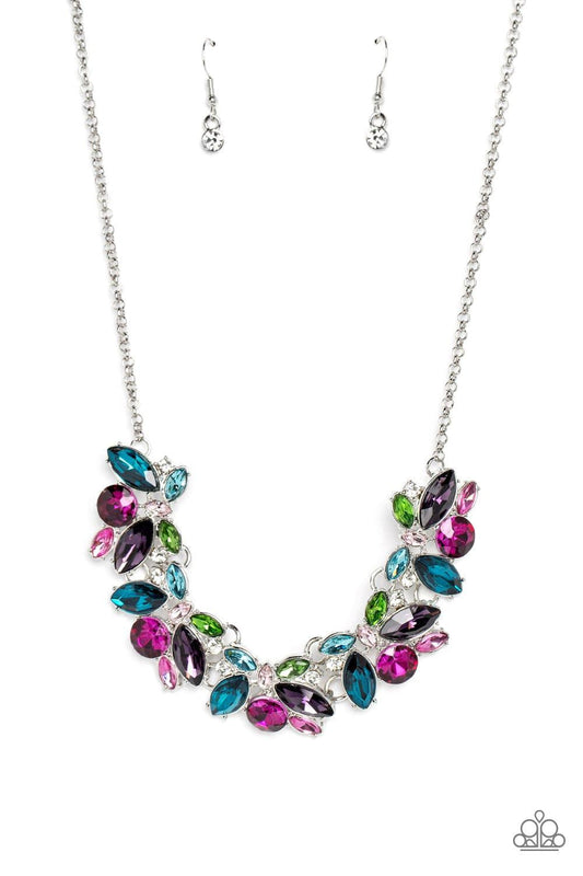 Paparazzi Accessories - Crowning Collection - Multicolor Necklace - Bling by JessieK