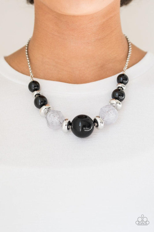 Paparazzi Accessories - Daytime Drama - Black Necklace - Bling by JessieK