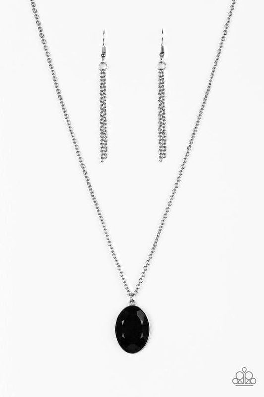 Paparazzi Accessories - Definitely Duchess - Black Necklace - Bling by JessieK