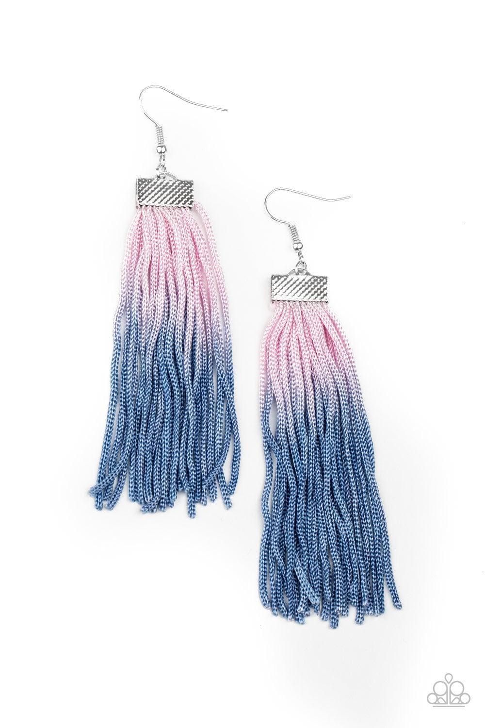 Paparazzi Accessories - Dual Immersion - Pink Earrings - Bling by JessieK