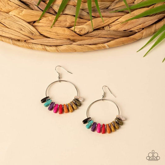 Paparazzi Accessories - Earthy Ensemble - Multicolor Earrings - Bling by JessieK