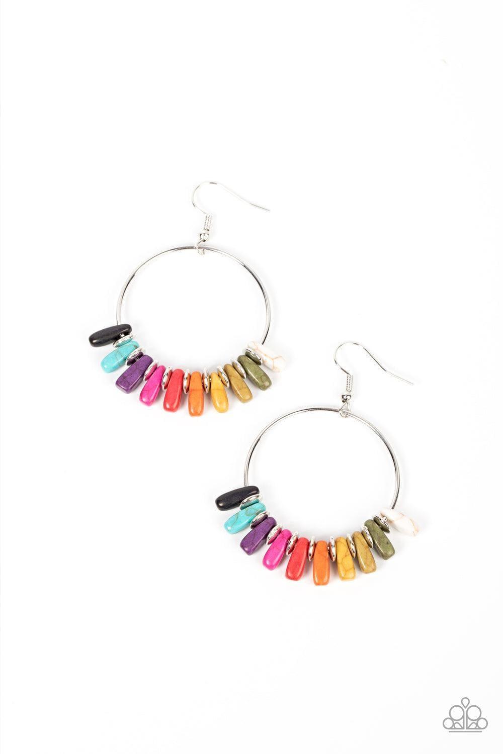 Paparazzi Accessories - Earthy Ensemble - Multicolor Earrings - Bling by JessieK