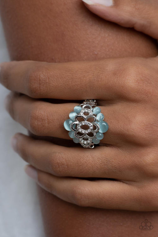 Paparazzi Accessories - Eden Equinox - Blue Ring - Bling by JessieK