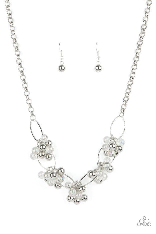 Paparazzi Accessories - Effervescent Ensemble - Silver Necklace - Bling by JessieK