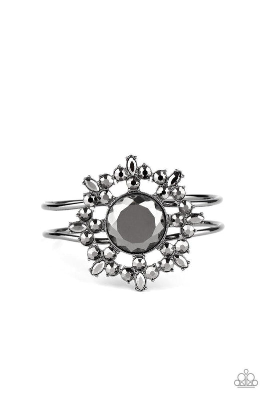 Paparazzi Accessories - Elaborate Elegance - Black Bracelet - Bling by JessieK