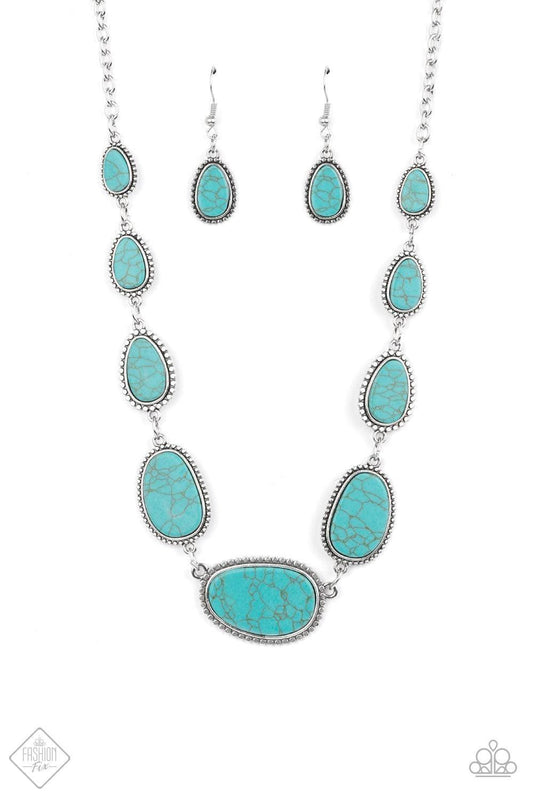 Paparazzi Accessories - Elemental Eden - Blue Necklace - Bling by JessieK