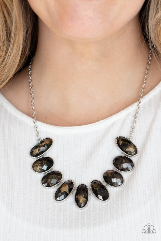 Paparazzi Accessories - Elliptical Episode - Black Necklace - Bling by JessieK