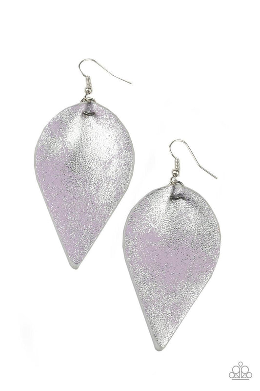Paparazzi Accessories - Enchanted Shimmer - Purple Earrings - Bling by JessieK