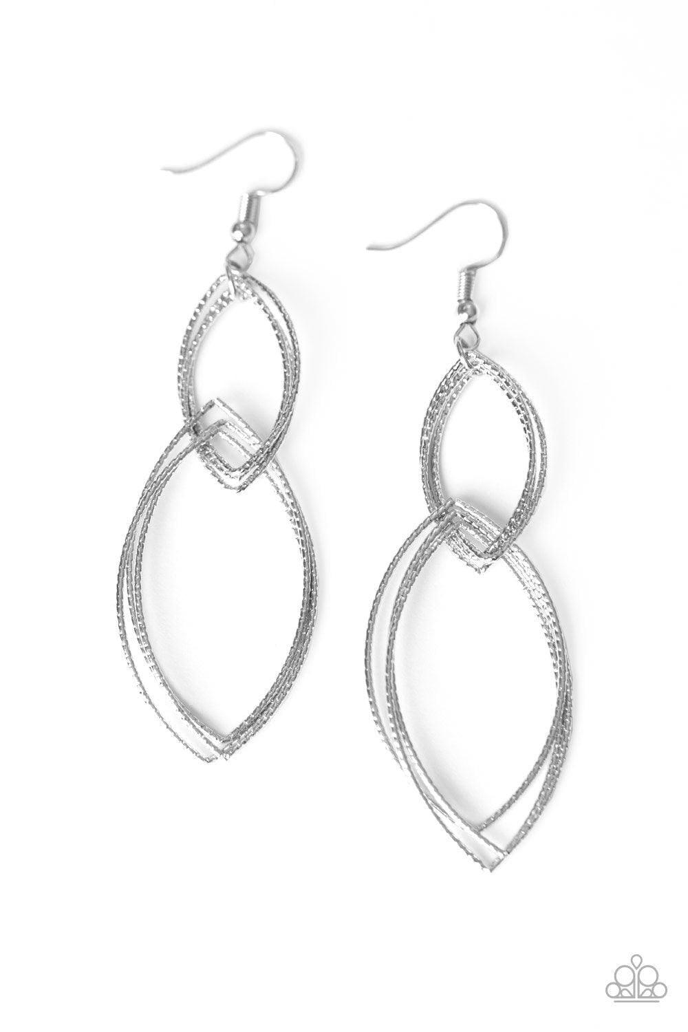 Paparazzi Accessories - Endless Echo - Silver Earrings - Bling by JessieK