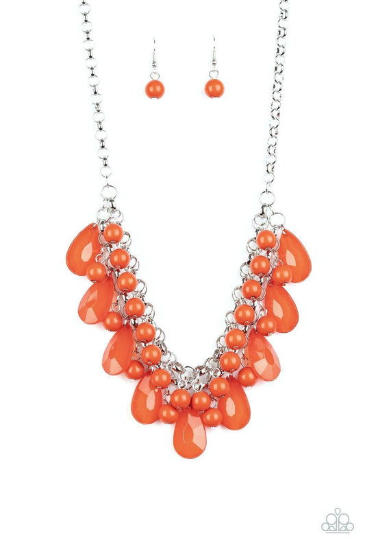 Paparazzi Accessories - Endless Effervescence - Orange Necklace - Bling by JessieK