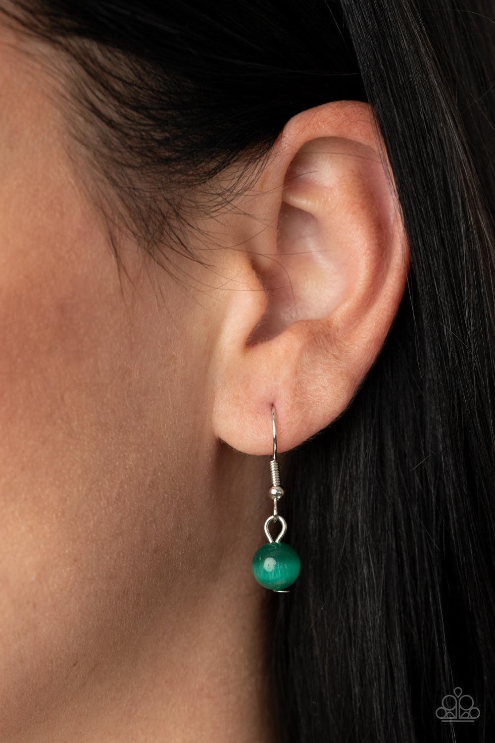 Paparazzi Accessories - Ethereal Escape - Green Necklace - Bling by JessieK