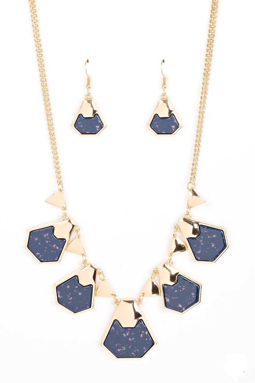 Paparazzi Accessories - Extra Exclusive - Blue Necklace - Bling by JessieK