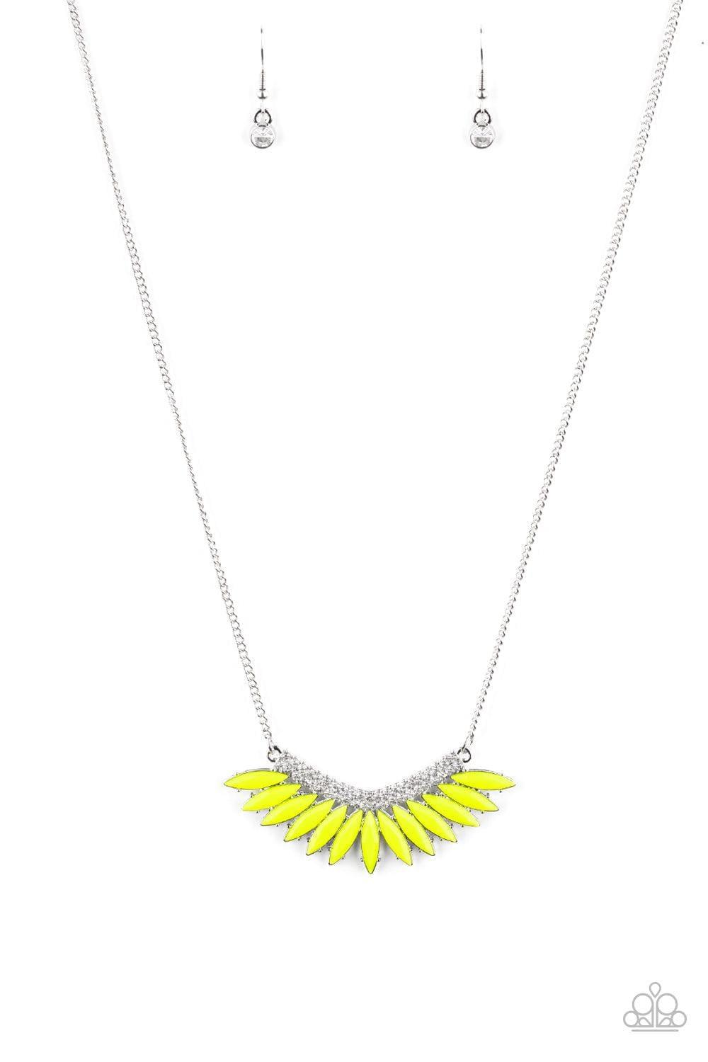 Paparazzi Accessories - Extra Extravaganza - Yellow Necklace - Bling by JessieK