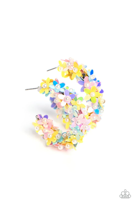 Paparazzi Accessories - Fairy Fantasia - Multicolor Hoop Earrings - Bling by JessieK