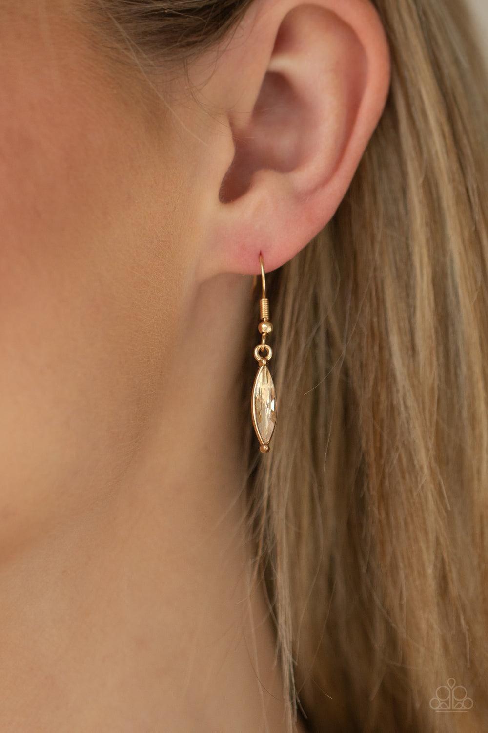 Paparazzi Accessories - Flight Of Fanciness - Gold Necklace - Bling by JessieK