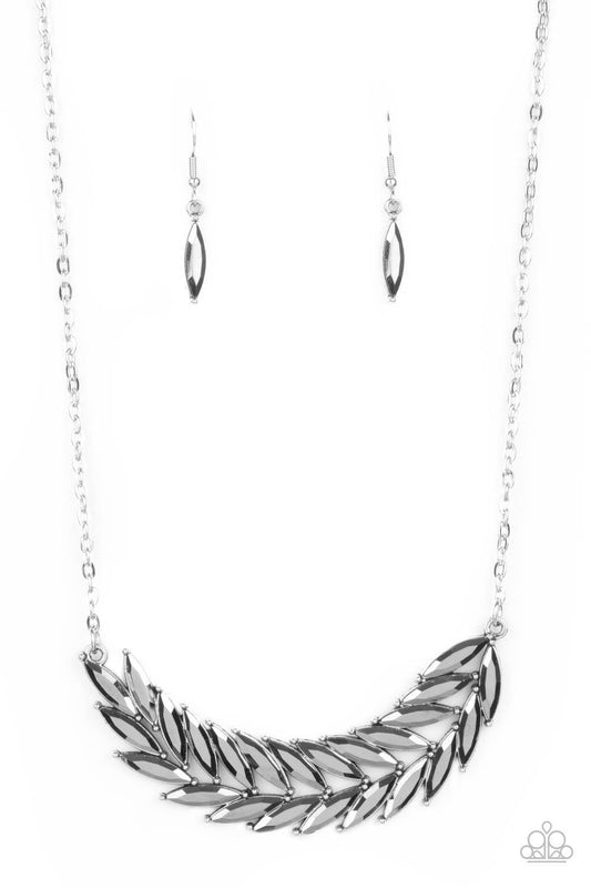 Paparazzi Accessories - Flight Of Fanciness - Silver Necklace - Bling by JessieK