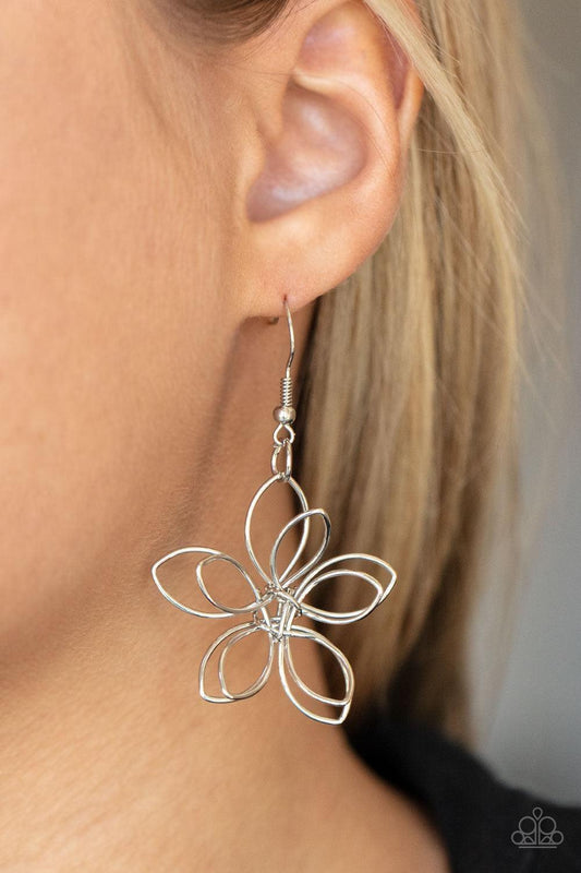 Paparazzi Accessories - Flower Garden Fashionista - Silver Necklace - Bling by JessieK