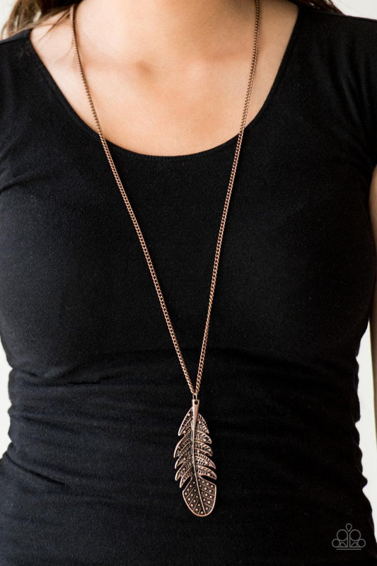 Paparazzi Accessories - Free Bird - Copper Necklace - Bling by JessieK