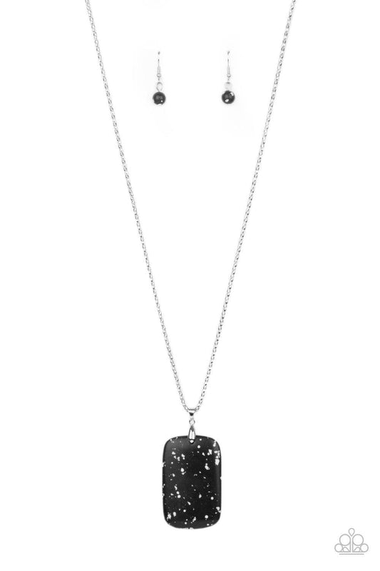 Paparazzi Accessories - Fundamentally Funky - Black Necklace - Bling by JessieK