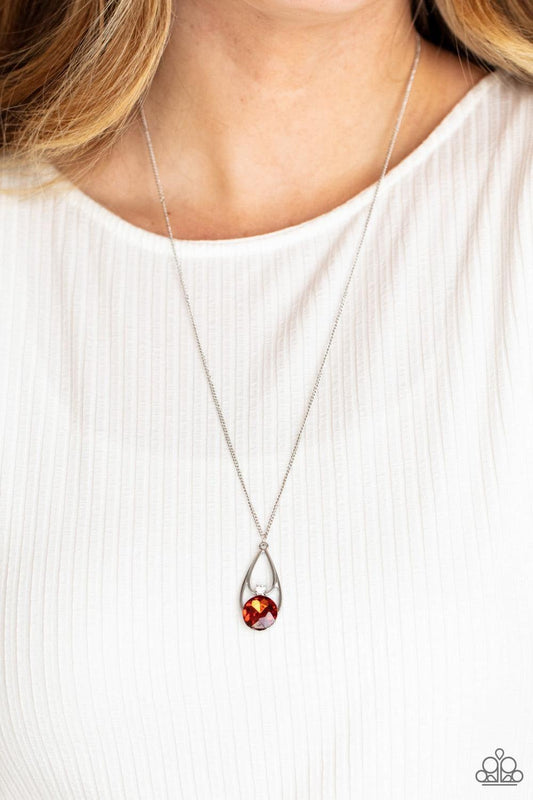 Paparazzi Accessories - Gala Gleam - Brown Dainty Necklace - Bling by JessieK