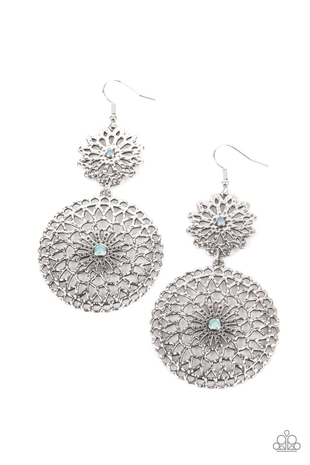 Paparazzi Accessories - Garden Mantra - Blue Earrings - Bling by JessieK