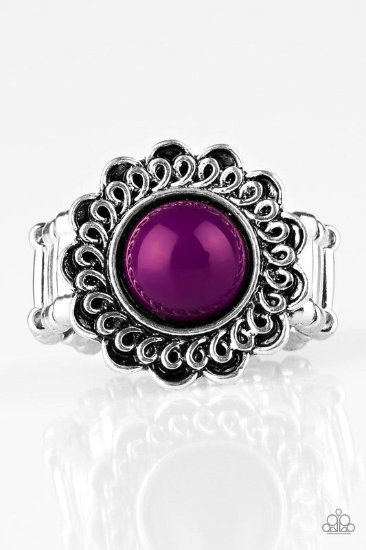 Paparazzi Accessories - Garden Stroll - Purple Ring - Bling by JessieK