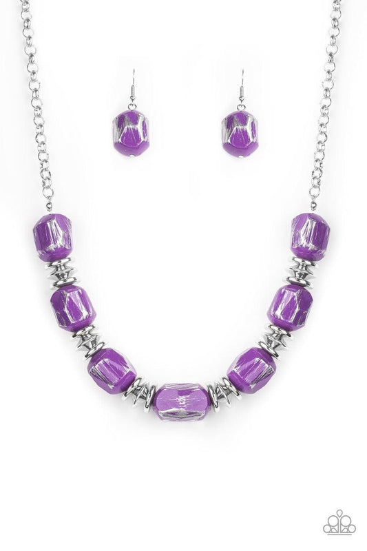 Paparazzi Accessories - Girl Grit - Purple Necklace - Bling by JessieK
