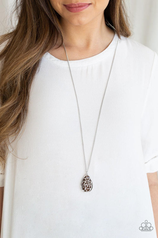Paparazzi Accessories - Gleaming Gardens - Brown Necklace - Bling by JessieK