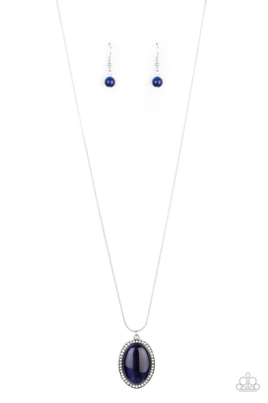 Paparazzi Accessories - Glisten To This - Blue Necklace - Bling by JessieK