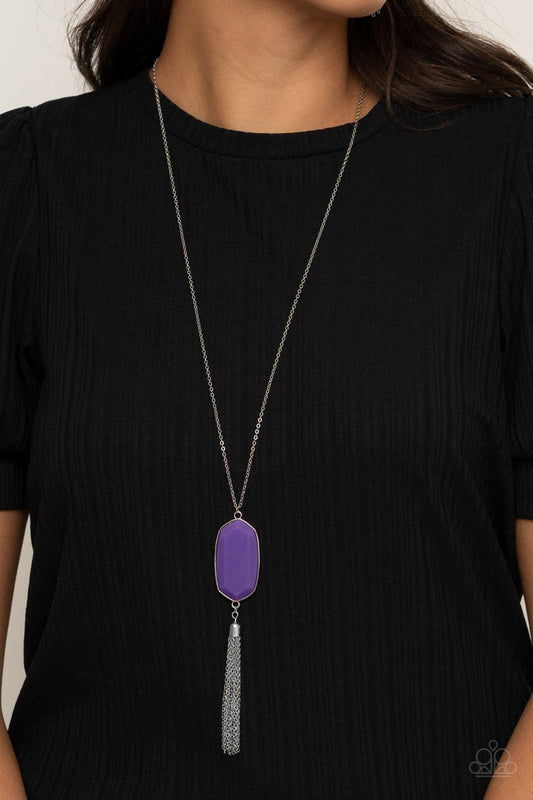 Paparazzi Accessories - Got a Good Thing Glowing - Purple Necklace - Bling by JessieK