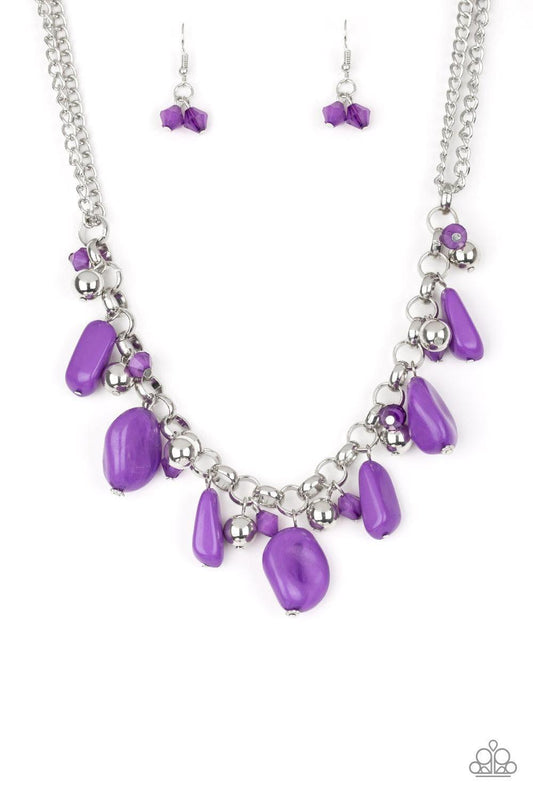 Paparazzi Accessories - Grand Canyon Grotto - Purple Neckless - Bling by JessieK