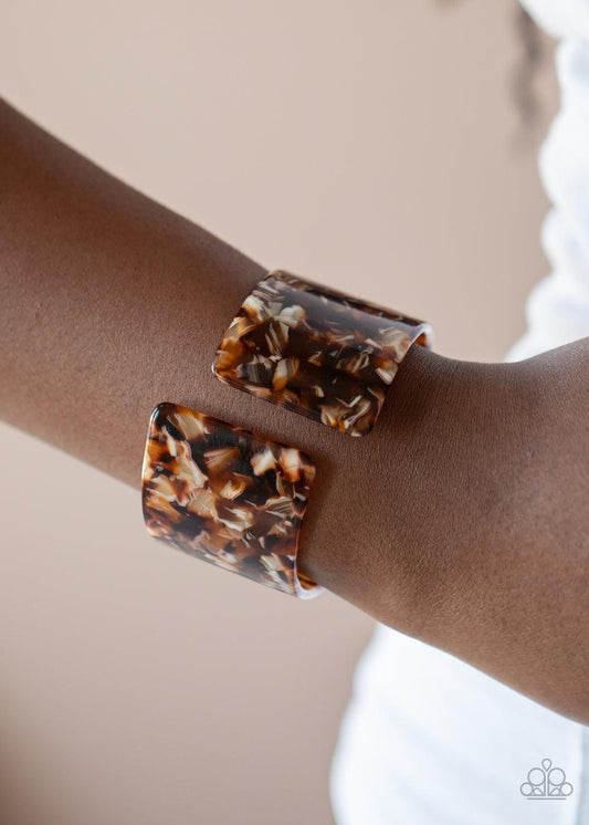 Paparazzi Accessories - Haute Hustle - Brown Bracelet - Bling by JessieK