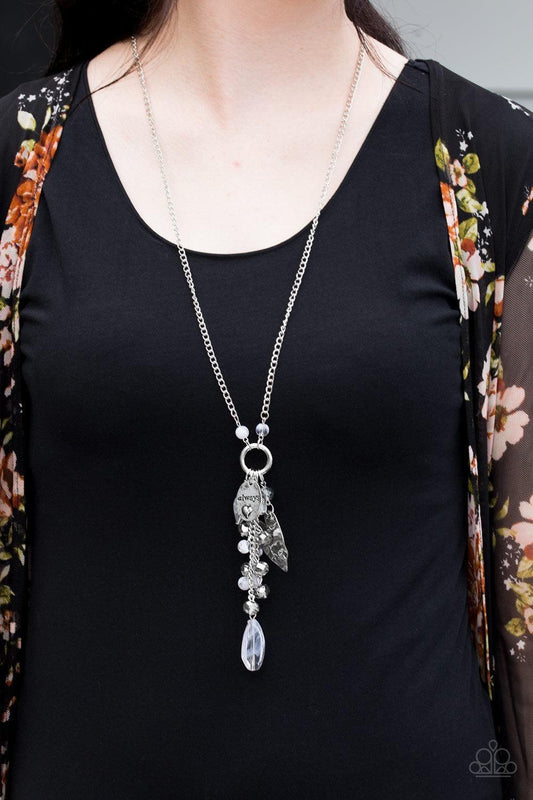 Paparazzi Accessories - Hearts Content - Silver Necklace - Bling by JessieK