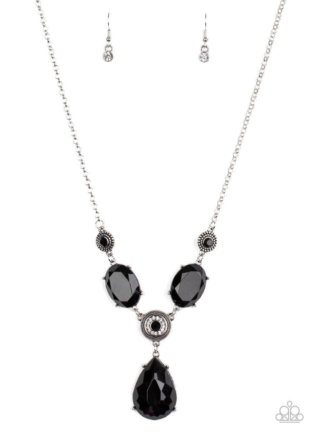 Paparazzi Accessories - Heirloom Hideaway - Black Necklace - Bling by JessieK