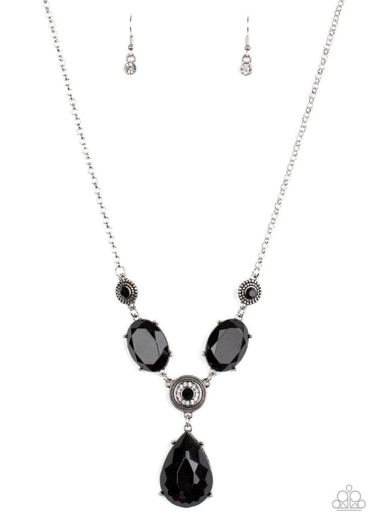 Paparazzi Accessories - Heirloom Hideaway - Black Necklace - Bling by JessieK