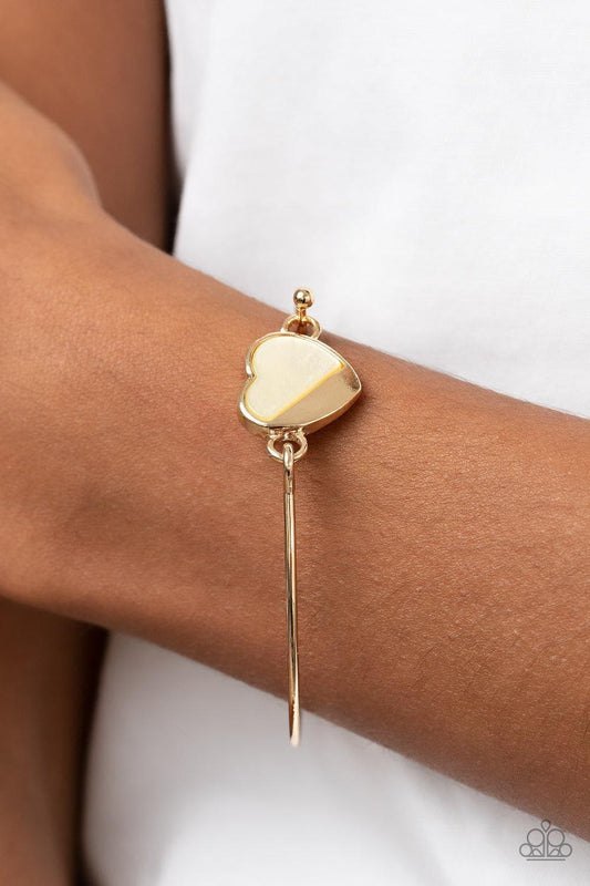 Paparazzi Accessories - Hidden Intentions - Gold Bracelet - Bling by JessieK