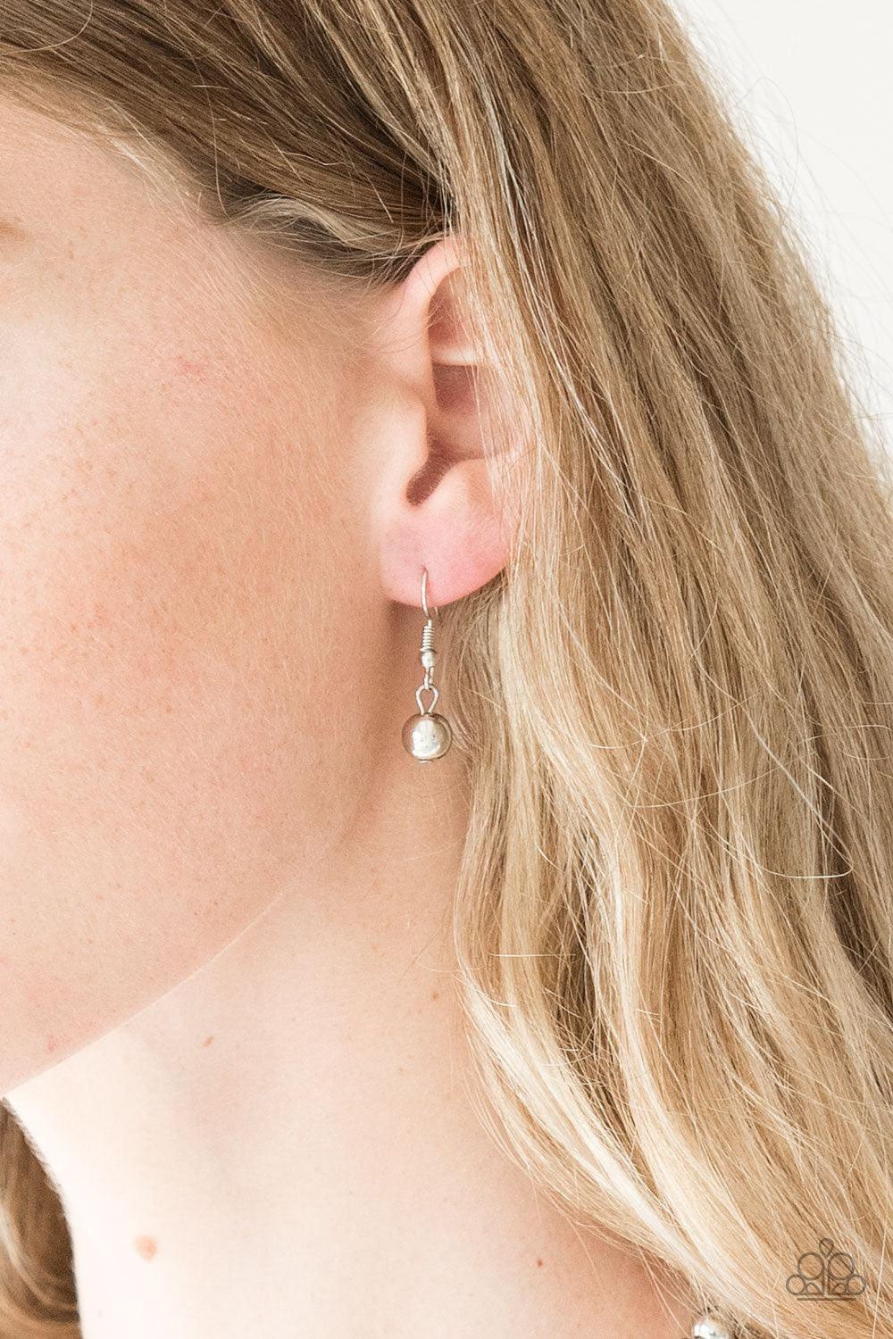 Paparazzi Accessories - High-stakes Fame - Silver Necklace - Bling by JessieK